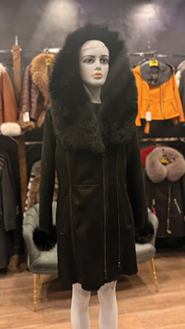 haina din blana naturala cluj