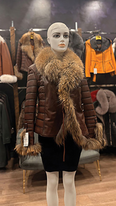 haina din blana naturala cluj