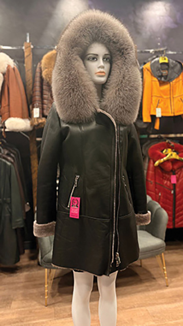 haina din blana naturala cluj