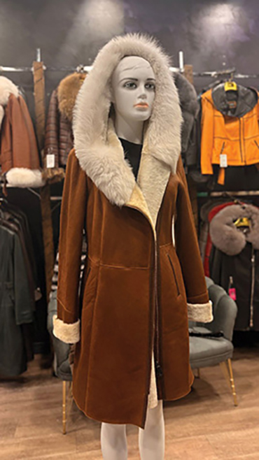 haina din blana naturala cluj