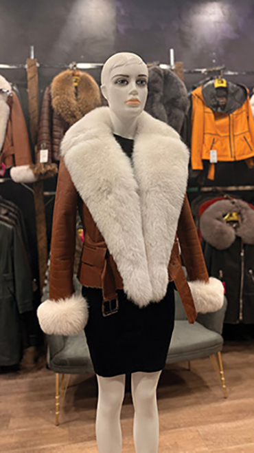 haina din blana naturala cluj