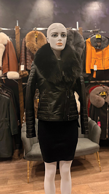 haina din blana naturala cluj