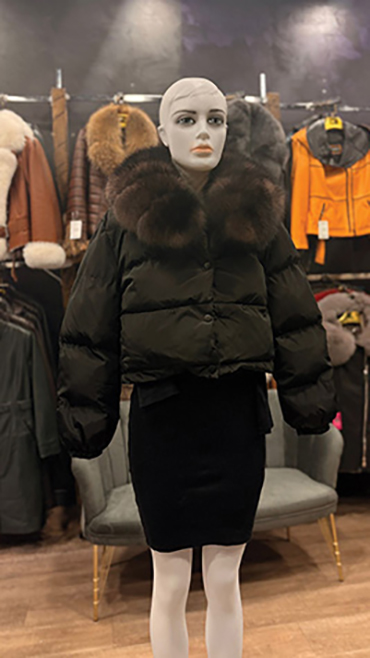 haina din blana naturala cluj