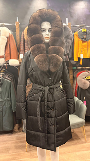 haina din blana naturala cluj