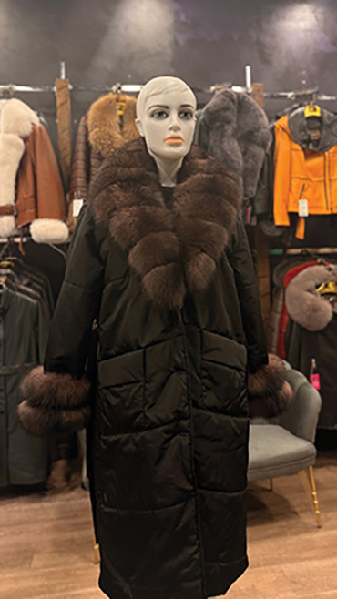 haina din blana naturala cluj