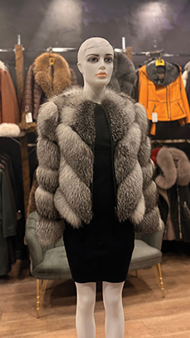 haina din blana naturala cluj