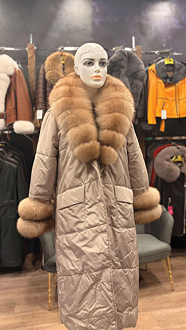 haina din blana naturala cluj