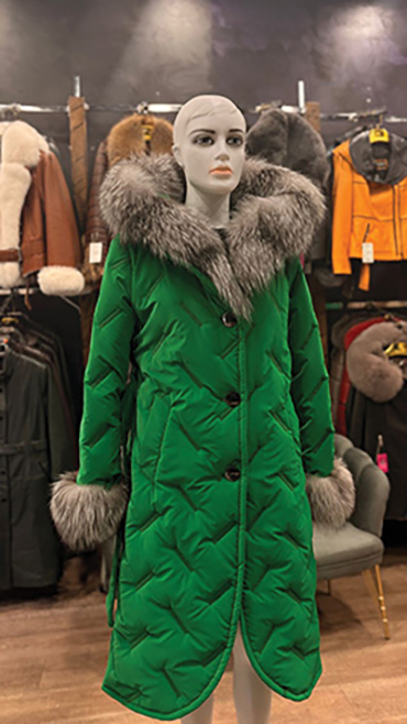 haina din blana naturala cluj