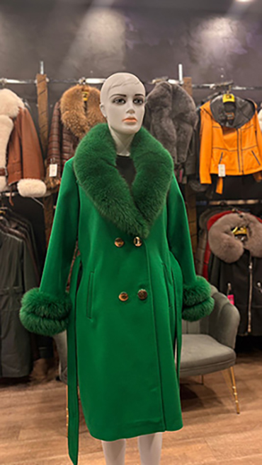 haina din blana naturala cluj