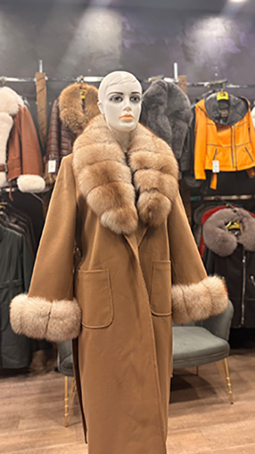 haina din blana naturala cluj