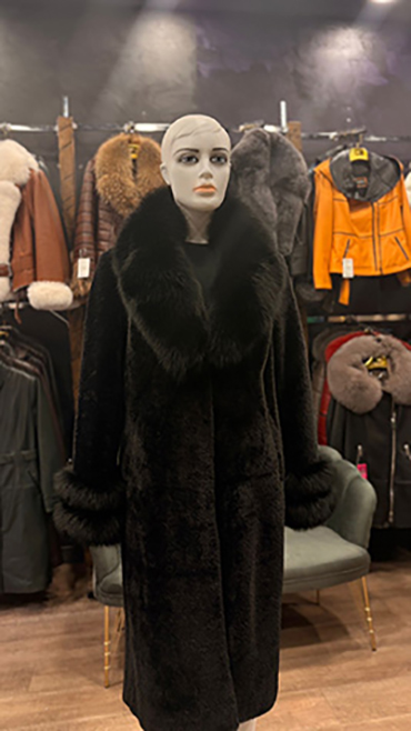 haina din blana naturala cluj