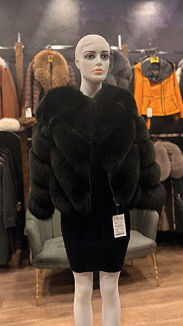 haina din blana naturala cluj