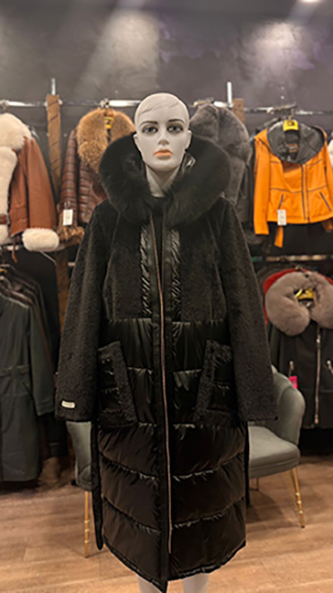 haina din blana naturala cluj