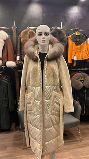 haina din blana naturala cluj