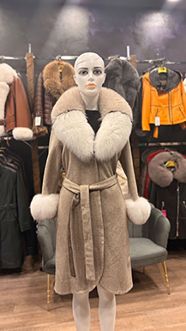 haina din blana naturala cluj