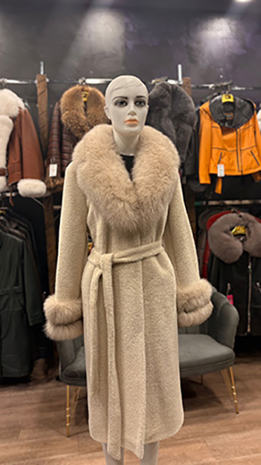 haina din blana naturala cluj