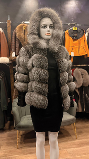 haina din blana naturala cluj