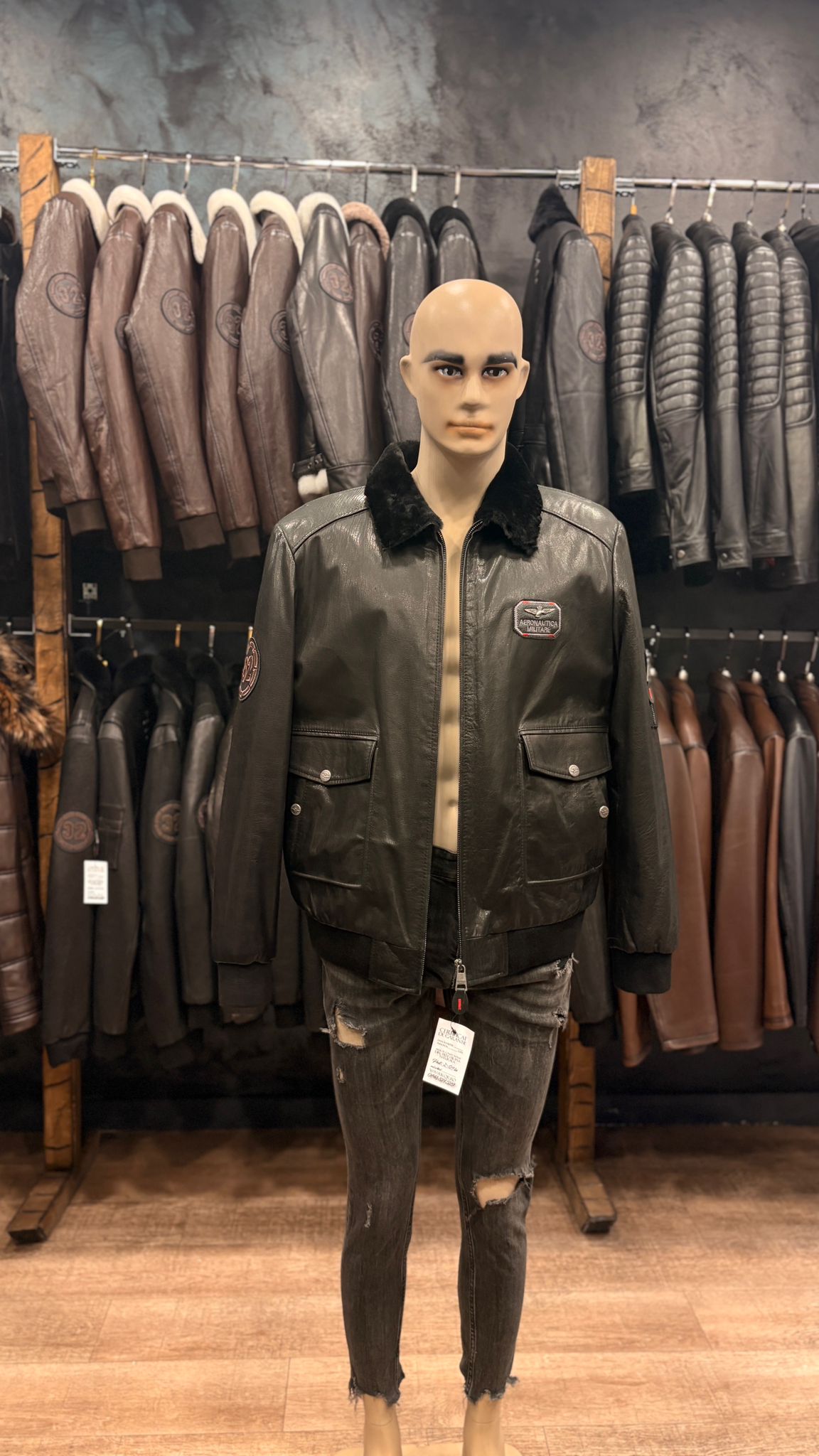 haina din piele naturala cluj