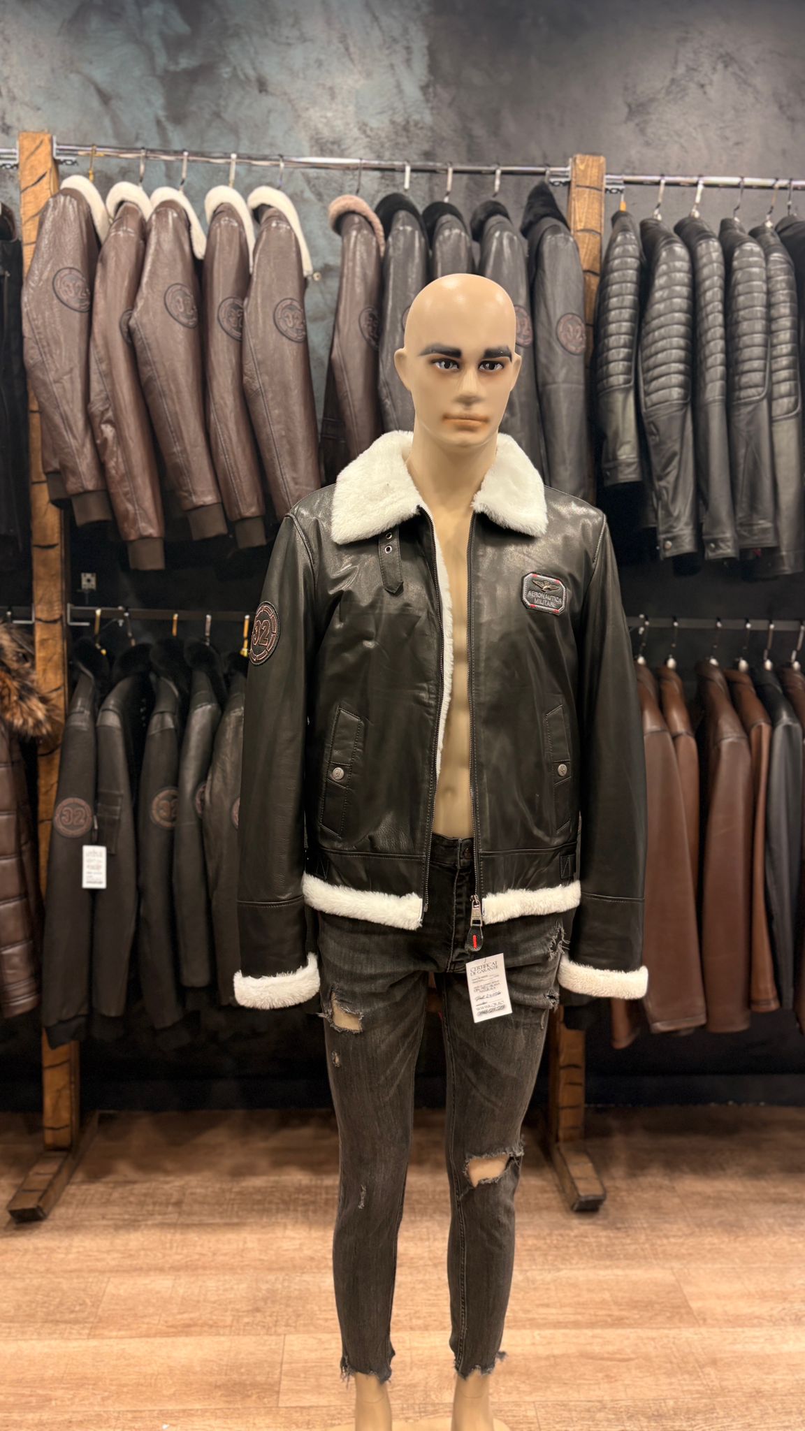 haina din piele naturala cluj