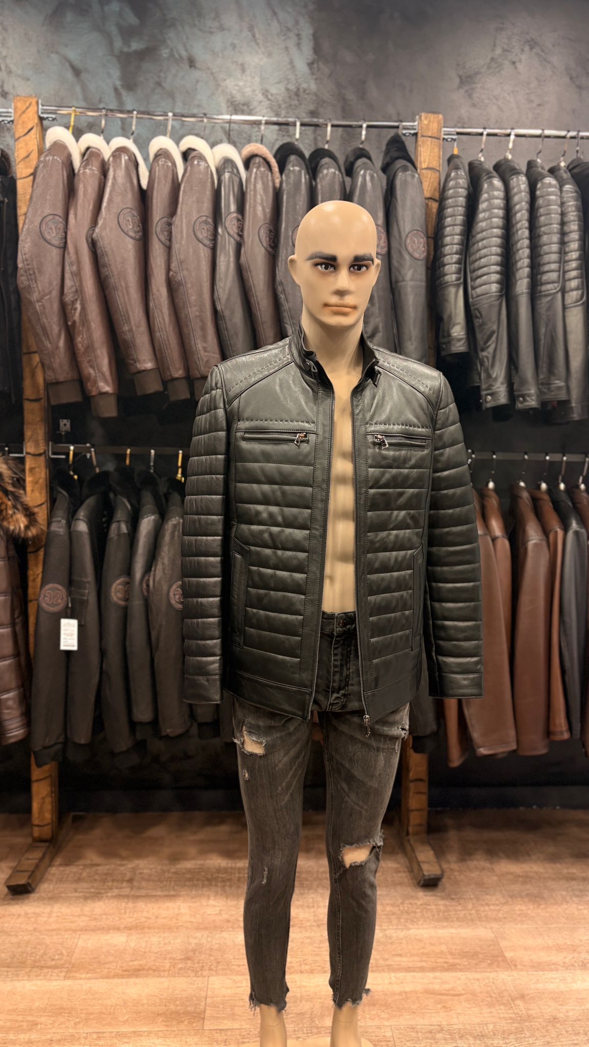 haina din piele naturala cluj