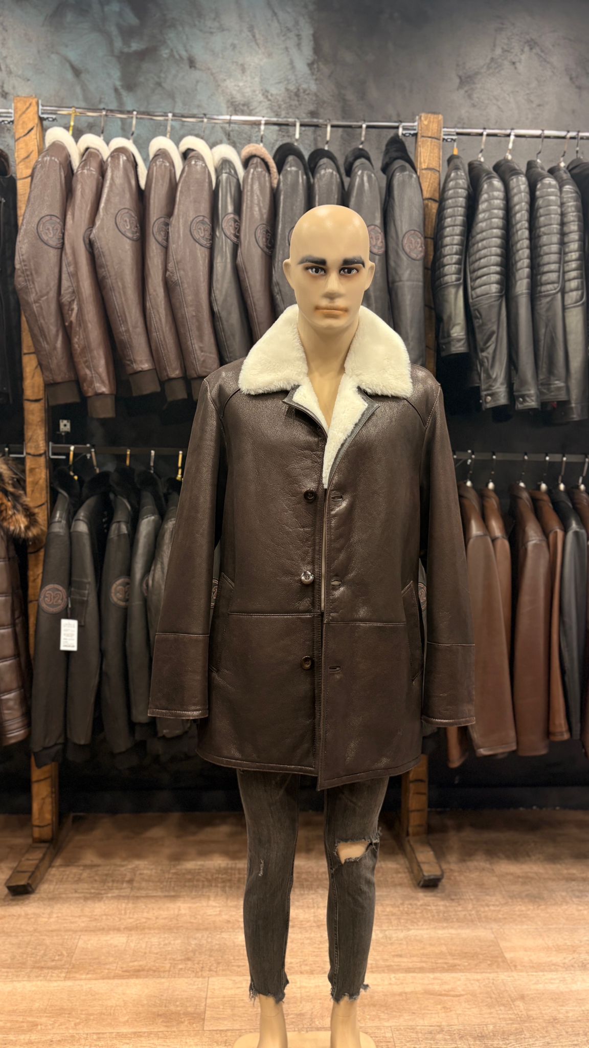 haina din piele naturala cluj