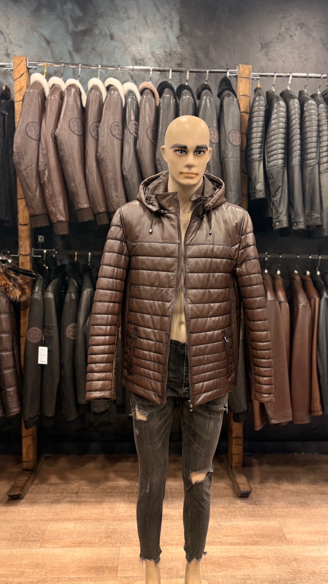 haina din piele naturala cluj