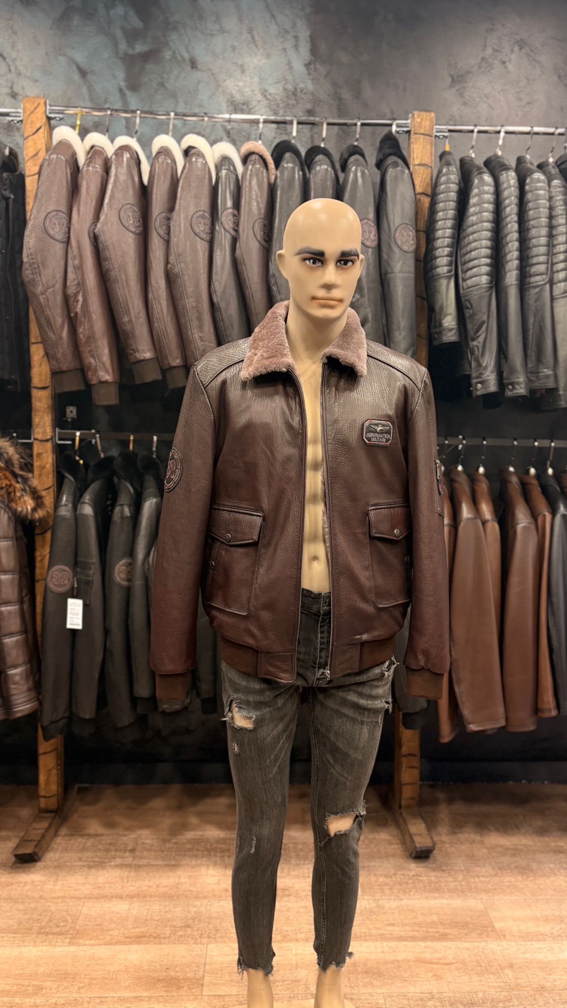 haina din piele naturala cluj