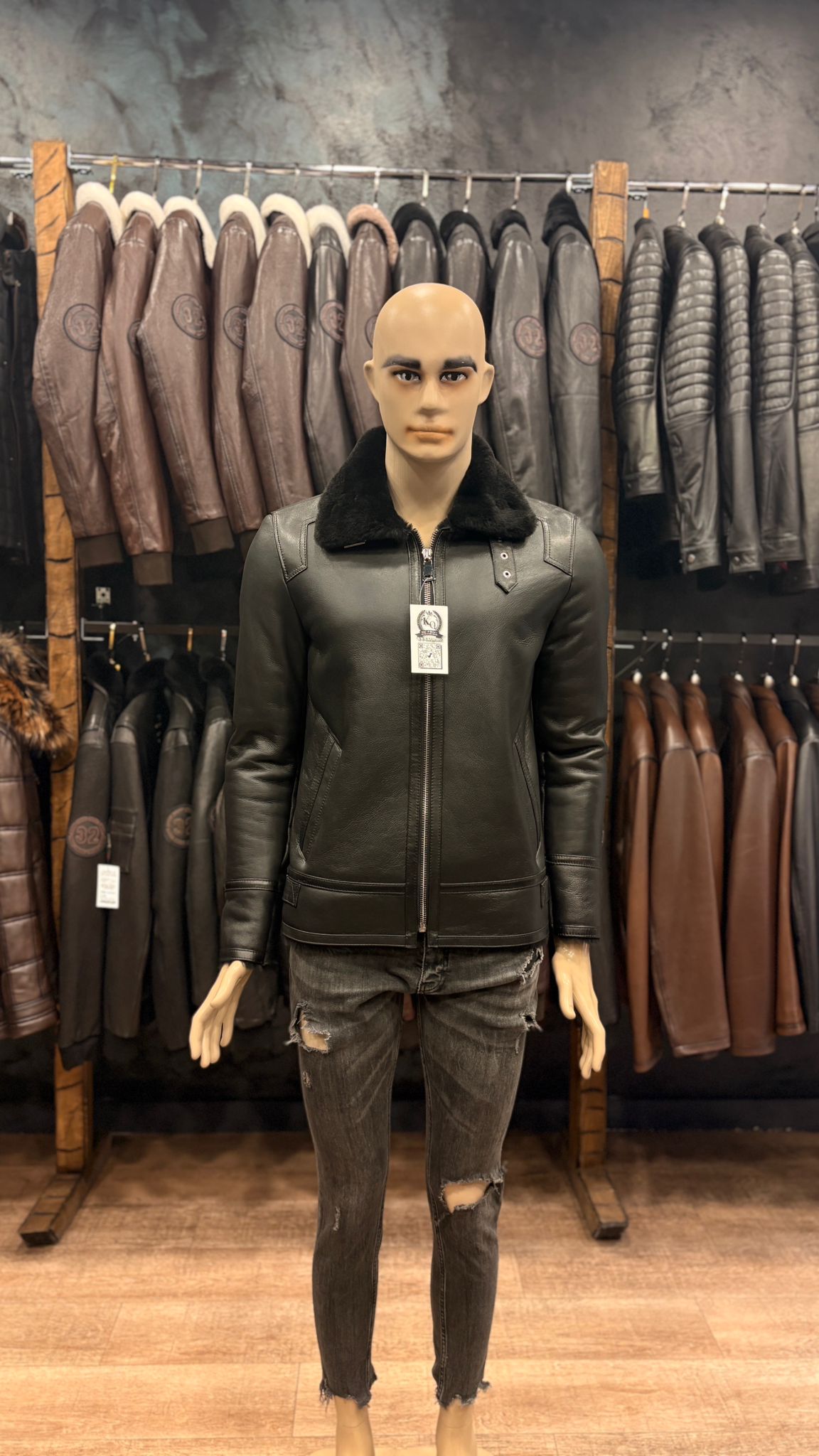 haina din piele naturala cluj