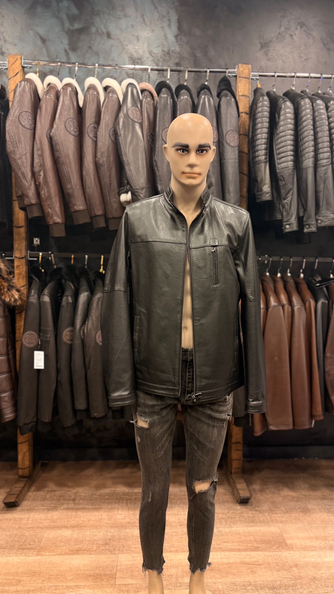 haina din piele naturala cluj