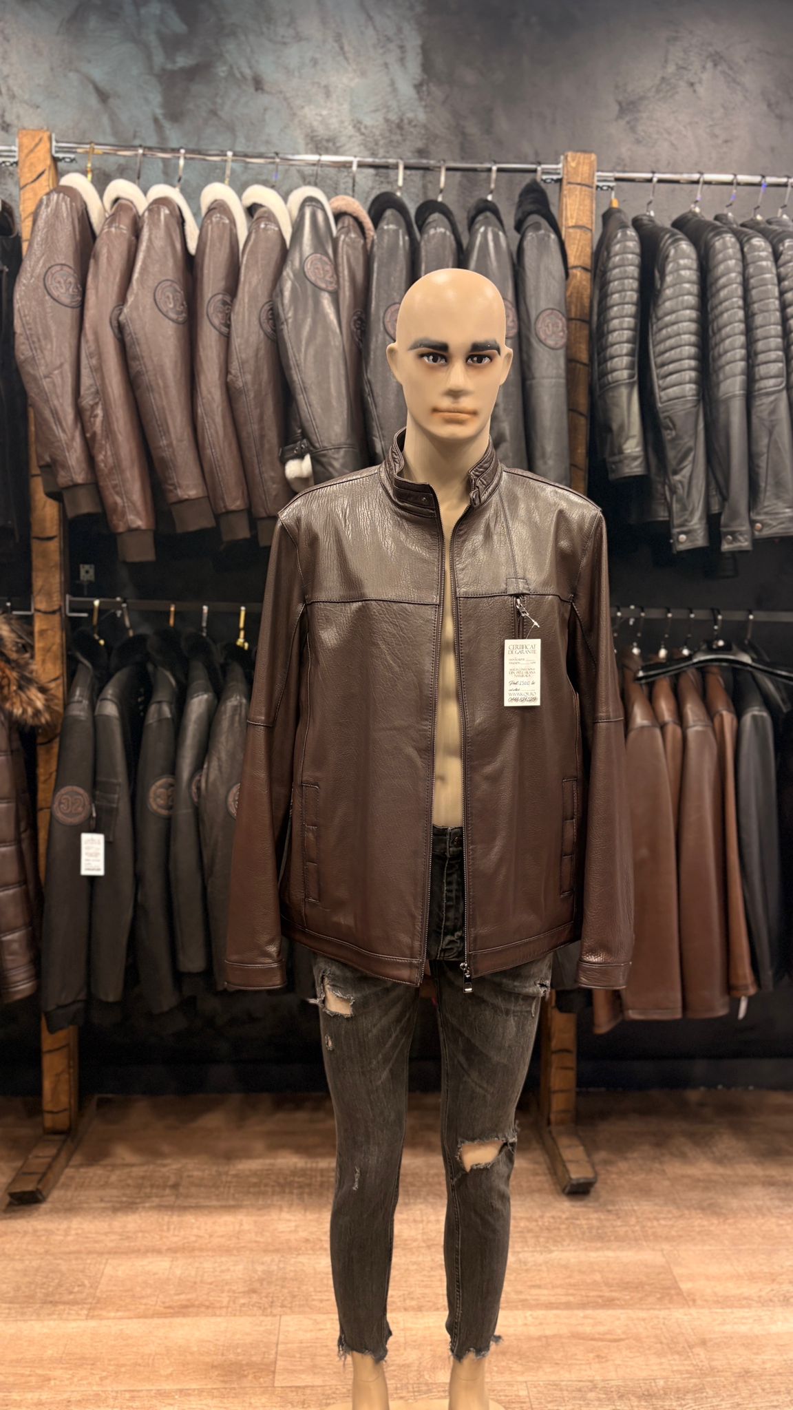 haina din piele naturala cluj